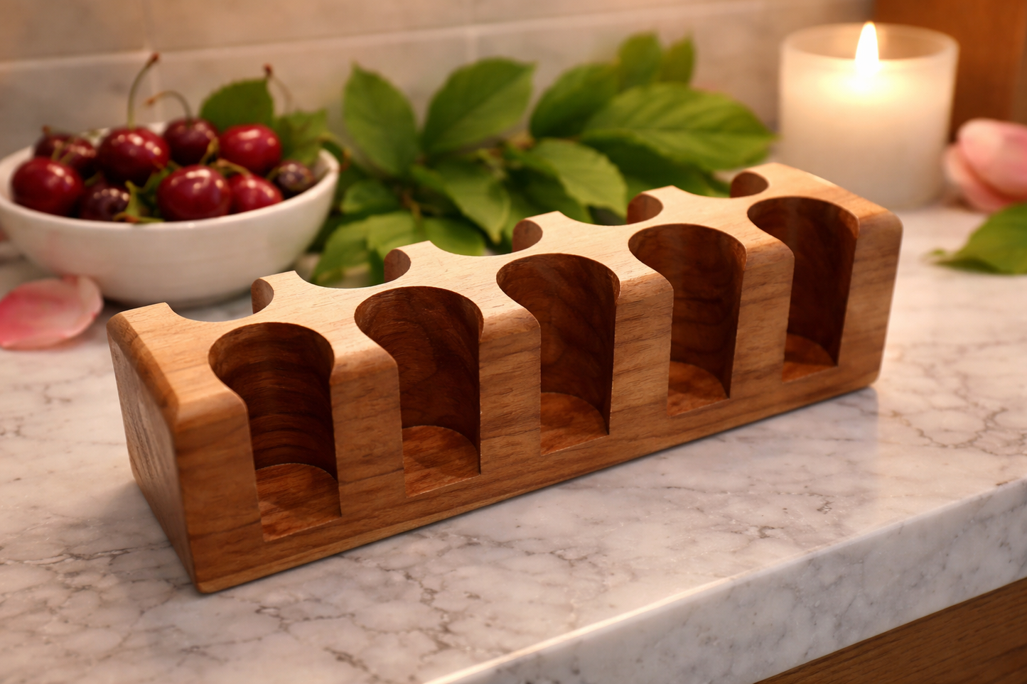 Beech/Cherry Essential Oil Roller Tray