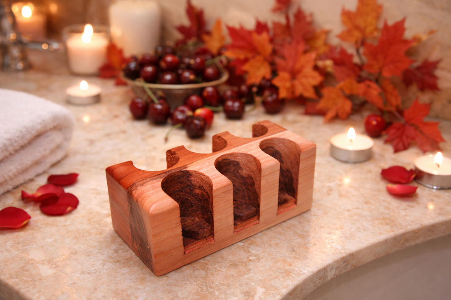 Cherry/Maple Essential Oil Roller Tray