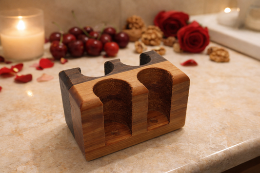 Cherry/Walnut Essential Oil Roller Tray
