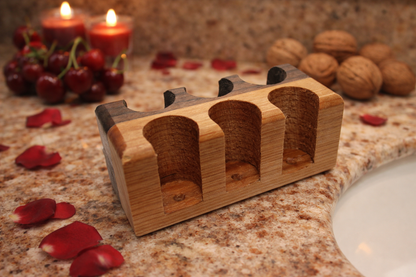 Cherry/Walnut Essential Oil Roller Tray