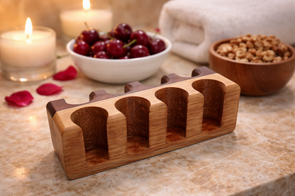 Cherry/Walnut Essential Oil Roller Tray