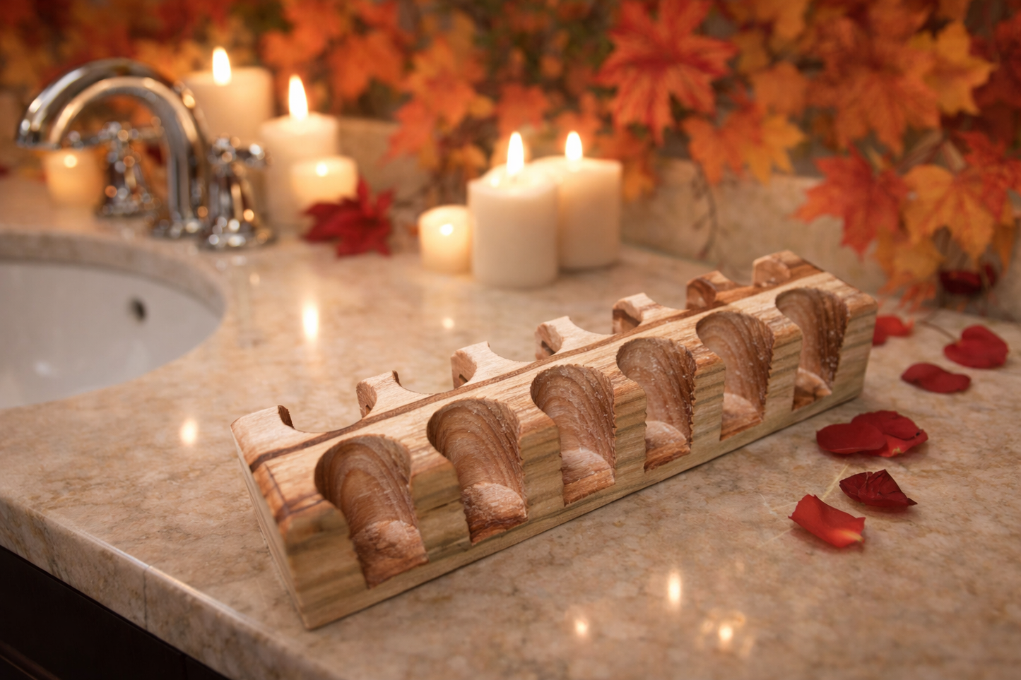 Maple/Maple Essential Oil Roller Tray