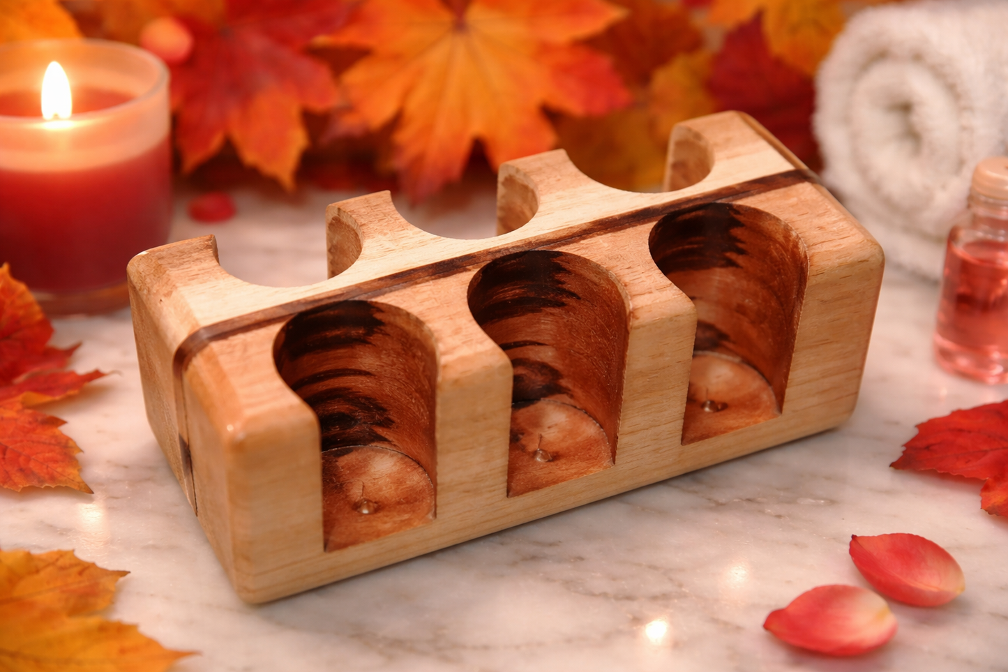 Maple/Maple Essential Oil Roller Tray