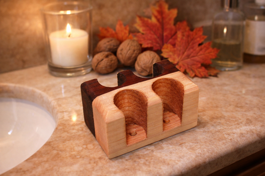 Maple/Walnut Essential Oil Roller Tray